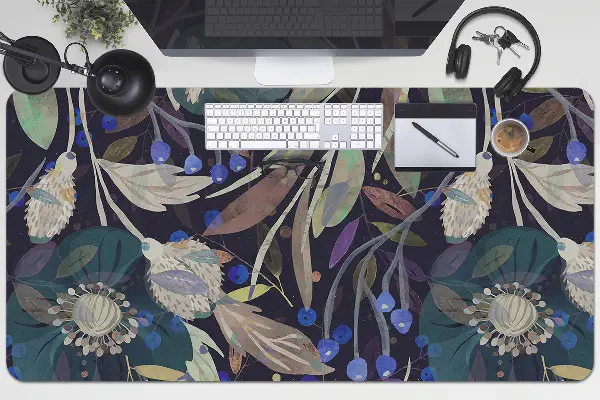 Pracovná podložka s obrázkom botanický vzor