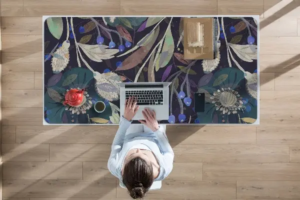 Pracovná podložka s obrázkom botanický vzor