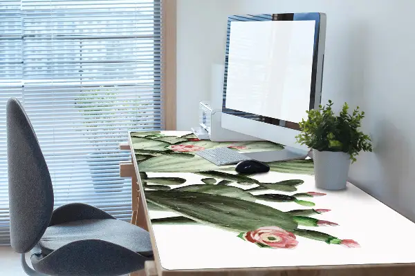 Veľká podložka na stôl pre deti kaktusy