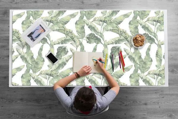 Pracovná podložka s obrázkom banánovej listy