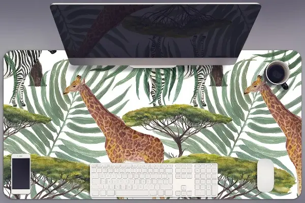 Ochranná podložka na stôl zvieratá savana