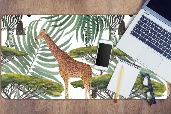 Ochranná podložka na stôl zvieratá savana