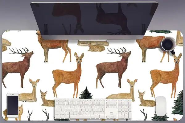 Veľká podložka na stôl pre deti jeleň