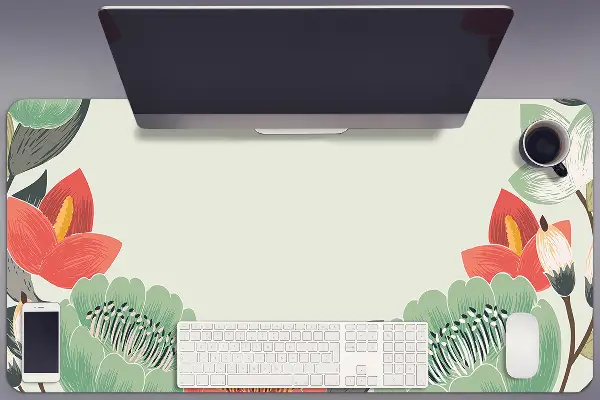Pracovná podložka s obrázkom jarné kvety