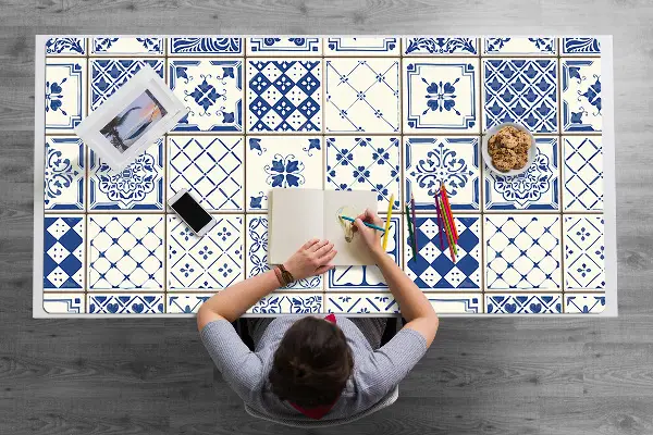 Pracovná podložka s obrázkom azulejos dlaždice