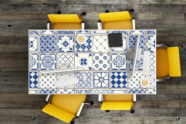 Pracovná podložka s obrázkom azulejos dlaždice