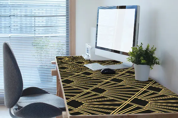 Veľká ochranná podložka na stôl v štýle Art Deco