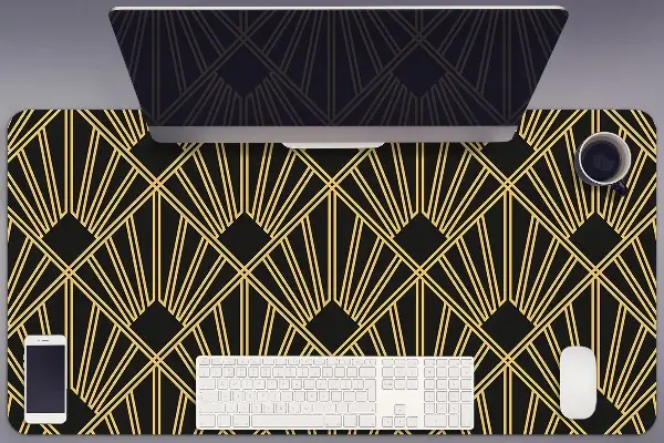 Veľká ochranná podložka na stôl v štýle Art Deco