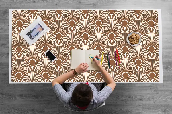 Veľká ochranná podložka na stôl v štýle Art Deco