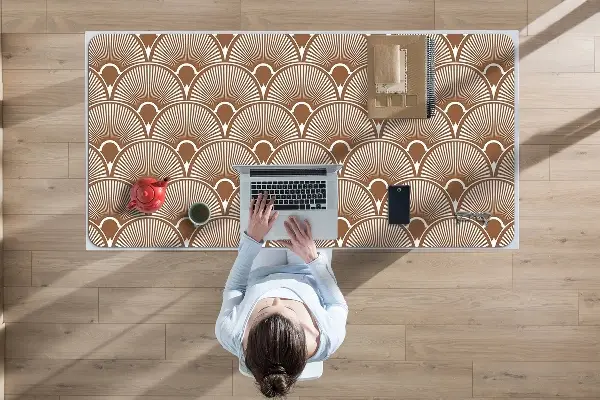 Veľká ochranná podložka na stôl v štýle Art Deco