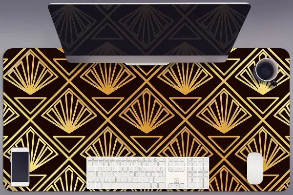 Veľká ochranná podložka na stôl v štýle Art Deco
