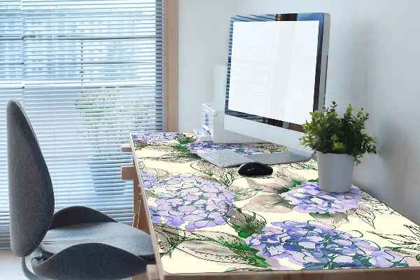 Veľká podložka na stôl pre deti hortenzie