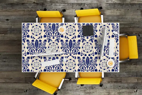 Podložka na písací stôl blue pattern
