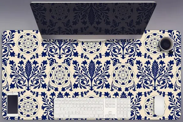 Podložka na písací stôl blue pattern