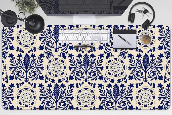 Podložka na písací stôl blue pattern