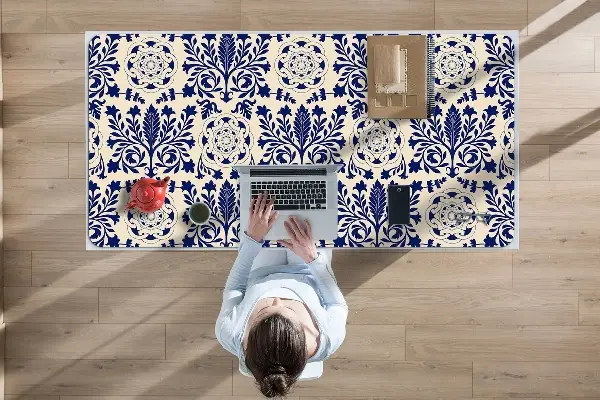 Podložka na písací stôl blue pattern
