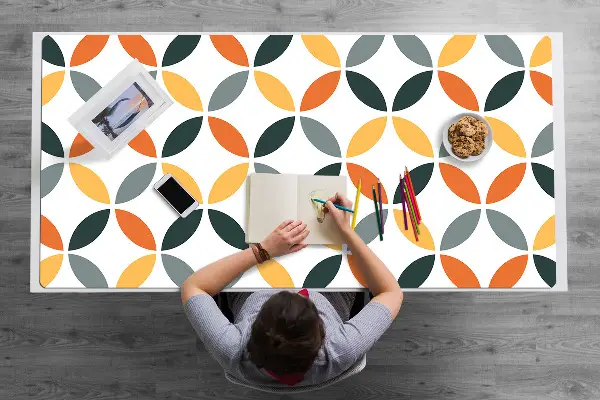 Ochranná podložka na stôl geometrické kolesá