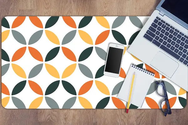 Ochranná podložka na stôl geometrické kolesá