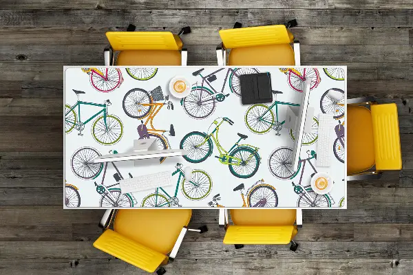 Pracovná podložka s obrázkom mestské bicykle