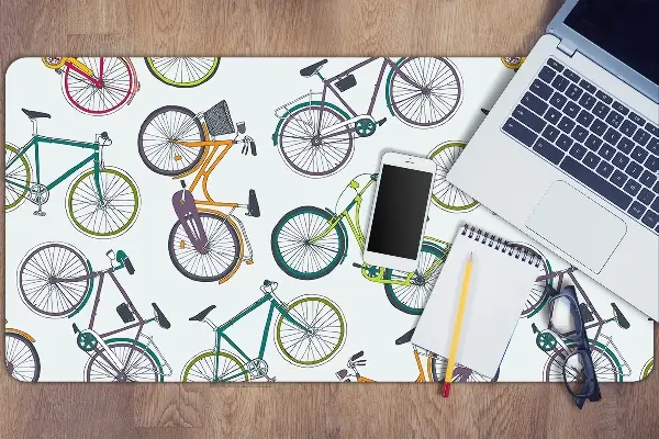 Pracovná podložka s obrázkom mestské bicykle