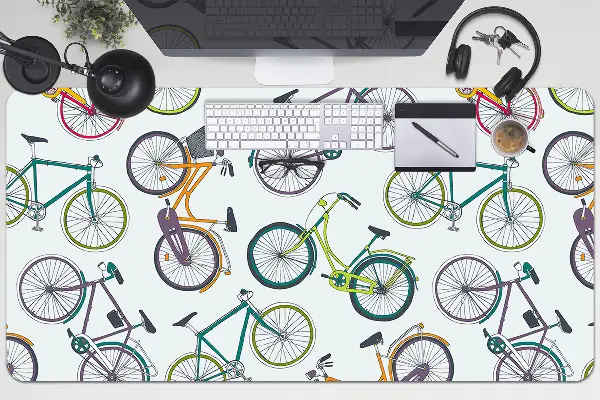 Pracovná podložka s obrázkom mestské bicykle