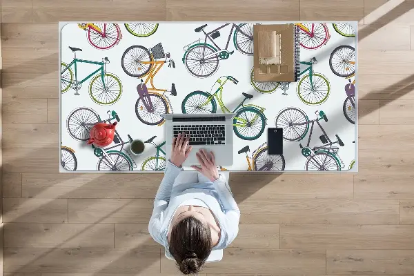 Pracovná podložka s obrázkom mestské bicykle