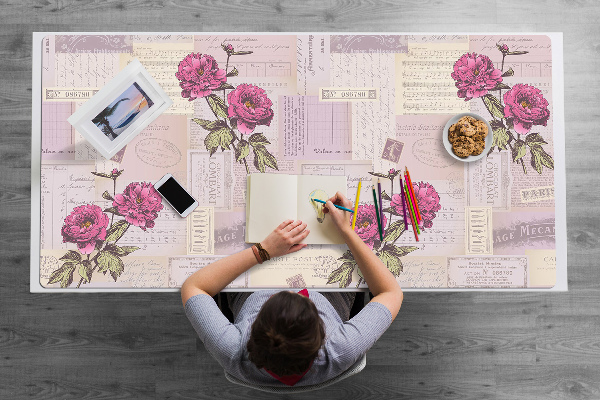 Pracovná podložka s obrázkom Papier a pivonky
