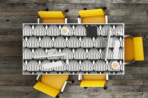 Veľká podložka na stôl pre deti retro pattern
