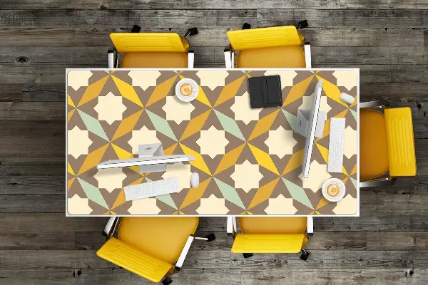 Veľká podložka na stôl pre deti retro pattern