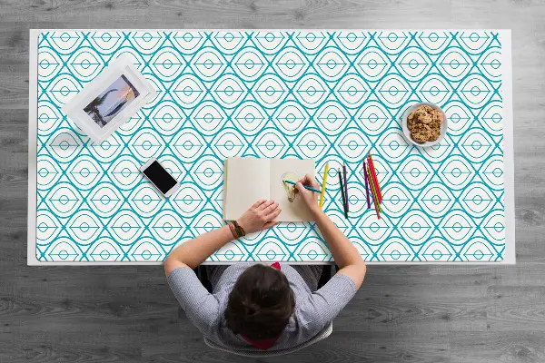 Veľká podložka na stôl pre deti retro pattern