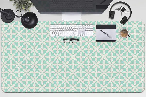 Stolová podložka Biela a modrá vzor