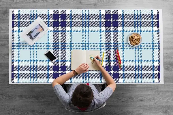 Veľká ochranná podložka na stôl tartan