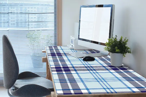 Veľká ochranná podložka na stôl tartan