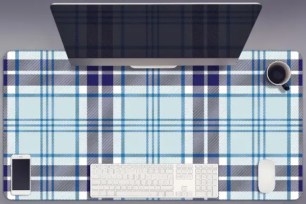 Veľká ochranná podložka na stôl tartan