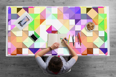 Ochranná podložka na stôl farebné mozaiky