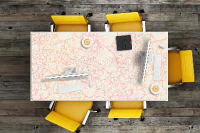 Podložka na písací stôl ružové pivonky