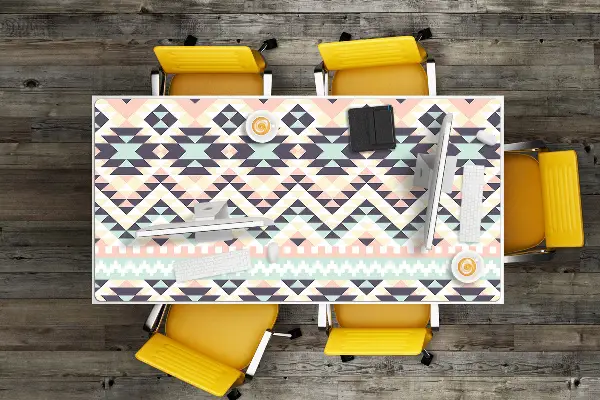Veľká ochranná podložka na stôl etnické pattern
