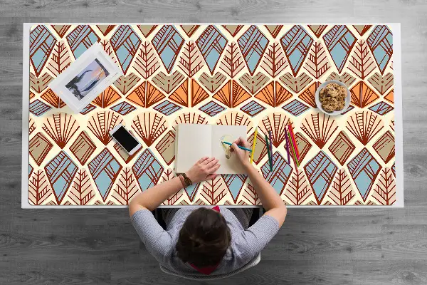 Ochranná podložka na stôl Etnické brown pattern