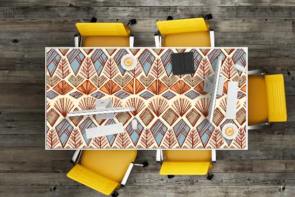 Ochranná podložka na stôl Etnické brown pattern