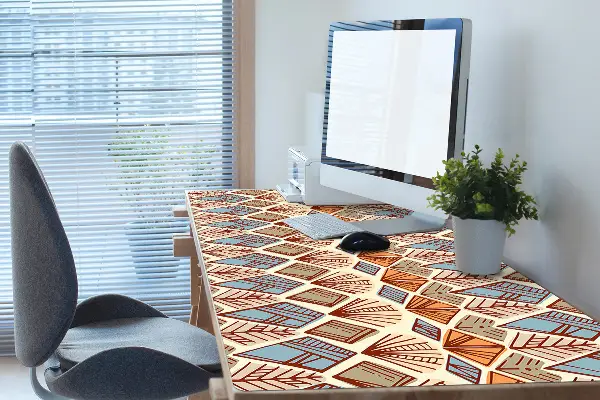 Ochranná podložka na stôl Etnické brown pattern