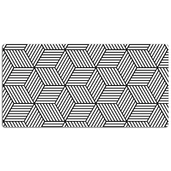 Pracovný podložka na stôl geometrické ilúzie