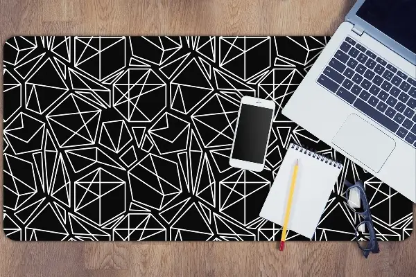 Pracovný podložka na stôl geometrické pevné látky