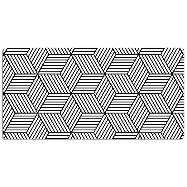 Pracovný podložka na stôl geometrické kocky