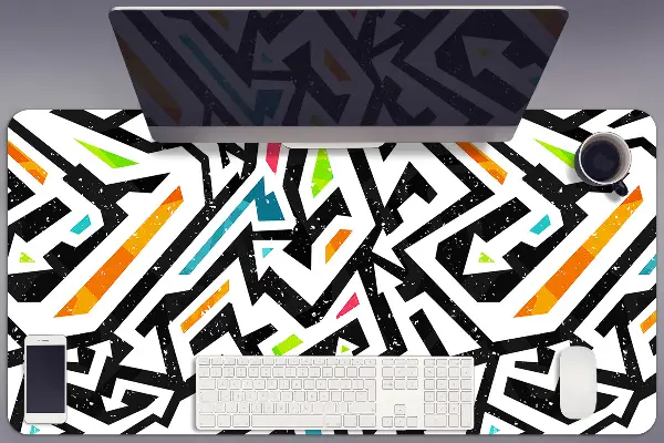 Veľká podložka na stôl pre deti grafiti