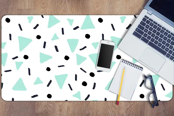 Veľká podložka na stôl pre deti retro pattern