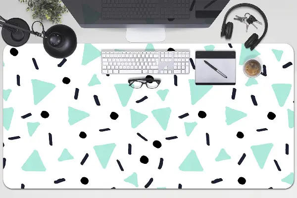 Veľká podložka na stôl pre deti retro pattern