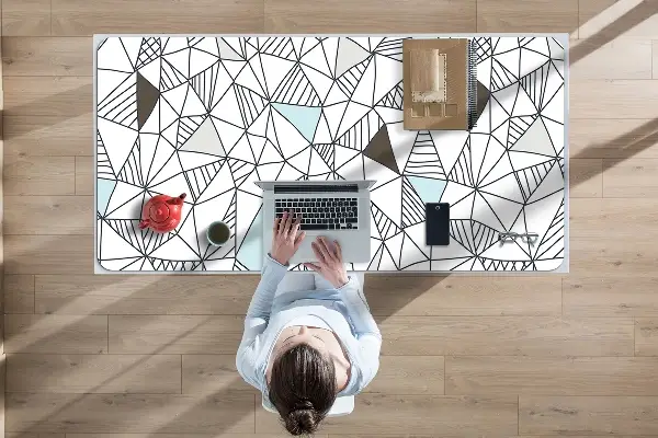 Ochranná podložka na stôl geometrický vzor
