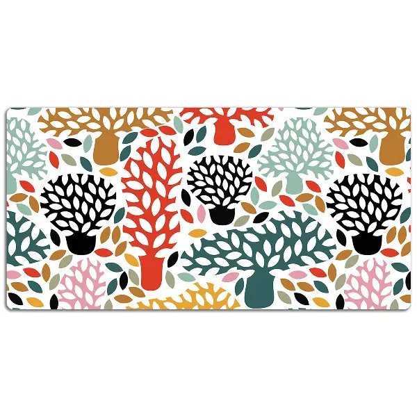 Veľká ochranná podložka na stôl Doodle strom