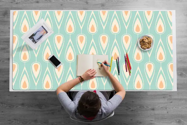 Veľká podložka na stôl pre deti retro pattern