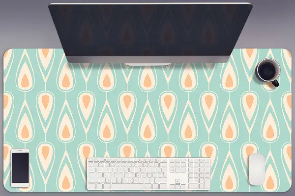 Veľká podložka na stôl pre deti retro pattern